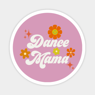 Dance Mama - 70s style - white Magnet